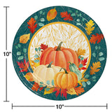 Member's Mark Fall Dinner Paper Plates 10", 85 ct.