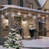 Member's Mark 10ct LED Snowflake Lights, 18' Lighted Length