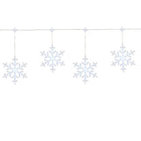 Member's Mark 10ct LED Snowflake Lights, 18' Lighted Length