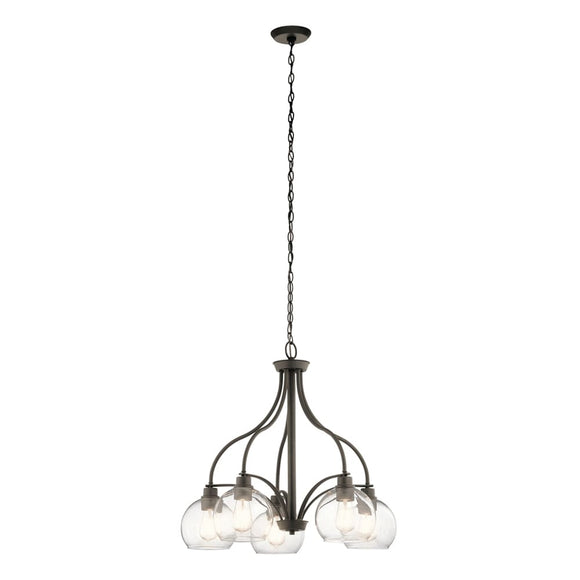 Kichler Harmony 5-Light Olde Bronze Transitional Dry rated Chandelier