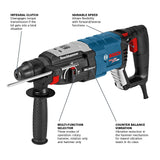 Bosch Bulldog 8.5-Amp Sds-plus Variable Speed Corded Rotary Hammer Drill