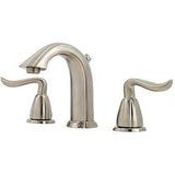 Pfister LF049ST0K Santiago 2-Handle 8 Widespread Bathroom Faucet in Brushed Nickel 12 gpm