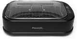 PowerXL Smokeless Grill Family Size- with Tempered Glass Lid with Interchangeable Grill and Griddle Plate and Turbo Speed Smoke Extractor Technology 22.1” X13.2” X 6.1