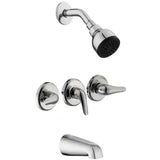 Glacier Bay 1002 910 935 Aragon 3-Handle 1-Spray Tub and Shower Faucet Chrome