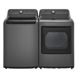 LG 7.3-cu ft Vented Electric Dryer (Matte Black) ENERGY STAR