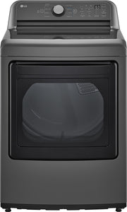 LG 7.3-cu ft Vented Electric Dryer (Matte Black) ENERGY STAR