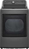 LG 7.3-cu ft Vented Electric Dryer (Matte Black) ENERGY STAR