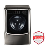 LG SIGNATURE TWINWash 5.8-cu ft High Efficiency Steam Cycle Smart Front-Load Washer (Black Stainless Steel) ENERGY STAR