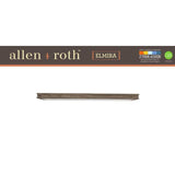 allen + roth Elmira 48.75-in Parlor Pewter Farmhouse LED Flush Mount Light