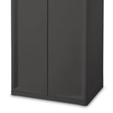 Sterilite Adjustable 4-Shelf Storage Cabinet With Doors, Gray | 01423V01