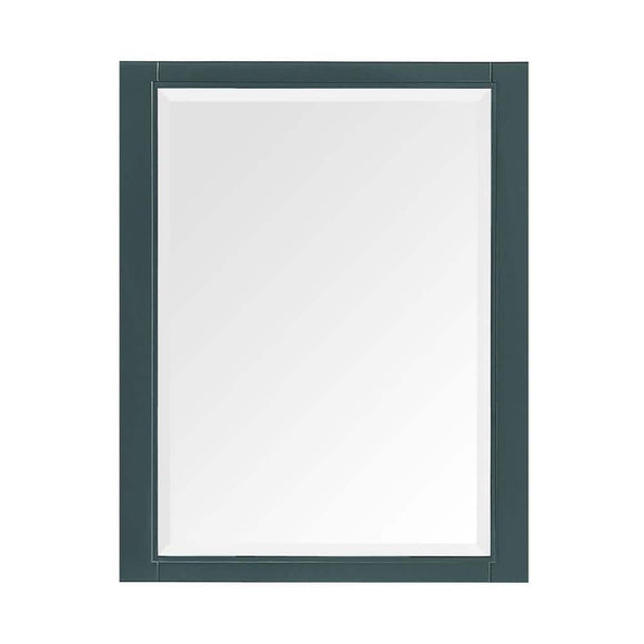 Sherway 28 in. W x 40 in. H Framed Rectangular Bathroom Vanity Mirror in Antigua Green