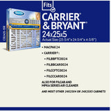 24 x 25 x 5 Carrier/Bryant FPR 10 Air Cleaner Filter