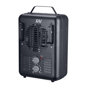 1,500-Walt Utility Milkhouse Fan-Forced Portable Heater with Thermostat