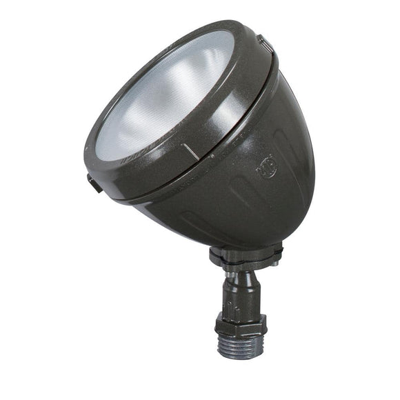 14-Watt 1100 Lumens CE Bronze Hardwired Integrated LED Metal Spot Landscape Flood Light