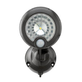 Outdoor 250 Lumen Battery Powered Motion Activated Integrated LED Security Light, Brown