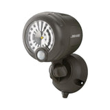 Outdoor 250 Lumen Battery Powered Motion Activated Integrated LED Security Light, Brown