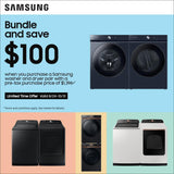 Samsung 5 cu. ft. Extra Large Capacity Smart Front Load Washer in Brushed Black with Super Speed Wash and Steam