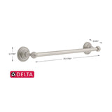 Greenwich 18 in. Towel Bar in SpotShield Brushed Nickel