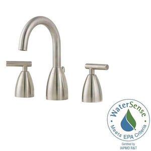 Contempra 8 in. Widespread 2-Handle Bathroom Faucet in Brushed Nickel