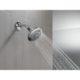 5-Spray Patterns 1.75 GPM 4.94 in. Wall Mount Fixed Shower Head in Chrome