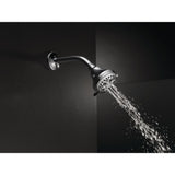 5-Spray Patterns 1.75 GPM 4 in. Wall Mount Fixed Shower Head in Chrome