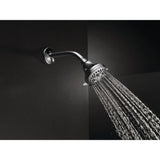 5-Spray Patterns 1.75 GPM 4 in. Wall Mount Fixed Shower Head in Chrome