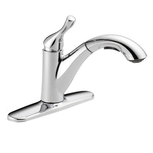 Grant Single-Handle Pull-Out Sprayer Kitchen Faucet in Chrome