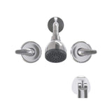 Aragon 2-Handle 1-Spray Tub and Shower Faucet in Chrome (Valve Included)