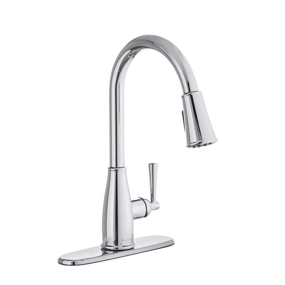 Fairhurst Single Handle Pull-Down Sprayer Kitchen Faucet with TurboSpray and FastMount in Chrome