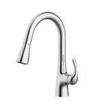 Clare Single Handle Pull Down Laundry Utility Faucet in Chrome