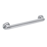 Genta 18 in. x 1-1/4 in. Concealed Screw Grab Bar with Press and Mark in Chrome