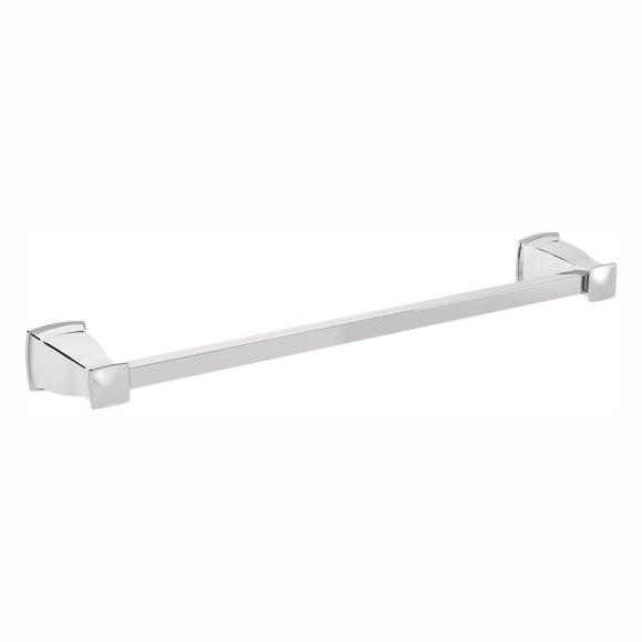 Hensley 24 in. Towel Bar with Press and Mark in Chrome