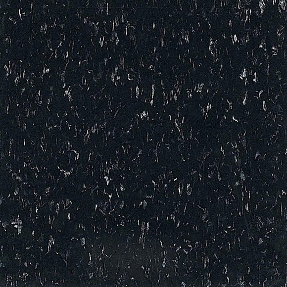 Imperial Texture VCT 12 in. x 12 in. Classic Black Standard Excelon Commercial Vinyl Tile (45 sq. ft. / case)