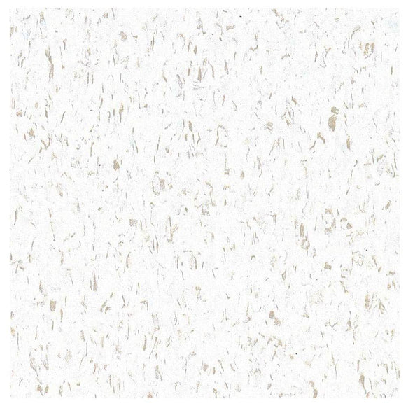 Armstrong Flooring Imperial Texture Cool White 12 in. x 12 in. Water Resistant Glue-Down Vinyl Floor Tile (45 sq. ft./carton)