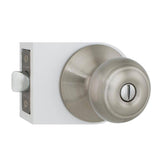 Hartford Satin Nickel Bed/Bath Door Knob Contractor Pack (6-Pack)