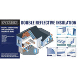 Everbilt 48 in. x 125 ft. Double Reflective Insulation Radiant Barrier