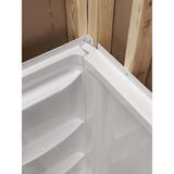 Classic 500 60 in. L x 30 in. W Alcove Shower Pan Base with Right Drain in High Gloss White