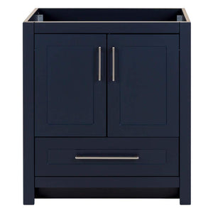 Craye 30 in. W x 22 in. D x 34 in. H Bath Vanity Cabinet without Top in Deep Blue