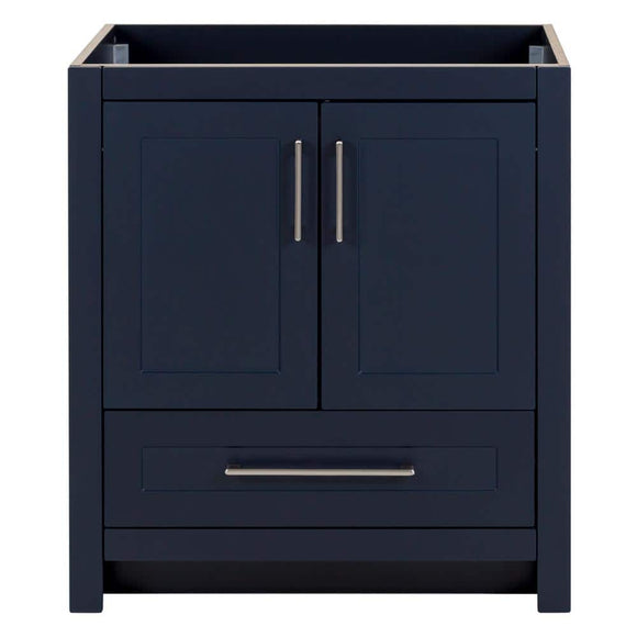 Craye 30 in. W x 22 in. D x 34 in. H Bath Vanity Cabinet without Top in Deep Blue