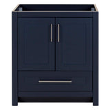 Craye 30 in. W x 22 in. D x 34 in. H Bath Vanity Cabinet without Top in Deep Blue