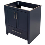 Craye 30 in. W x 22 in. D x 34 in. H Bath Vanity Cabinet without Top in Deep Blue