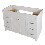 Thornbriar 48 in. W x 22 in. D x 34 in. H Bath Vanity Cabinet without Top in Polar White