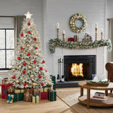 7.5 ft Kenwood Fraser Flocked Christmas Tree