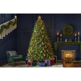 9 ft. Pre-Lit LED Eastcastle Balsam Fir Artificial Christmas Tree