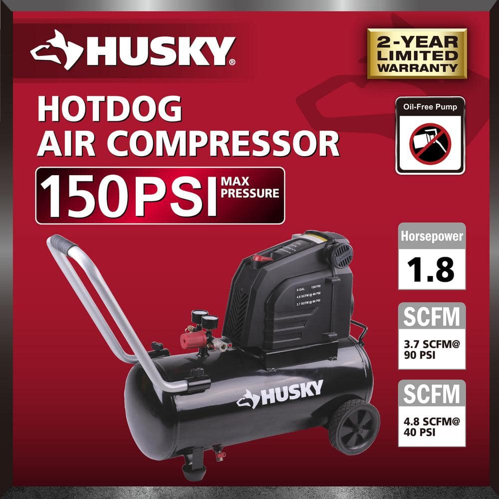 8G 150 PSI Hotdog Air Compressor 8G 150 PSI Hotdog Air Compressor