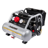 Husky 1 Gal. Portable Electric-Powered Silent Air Compressor