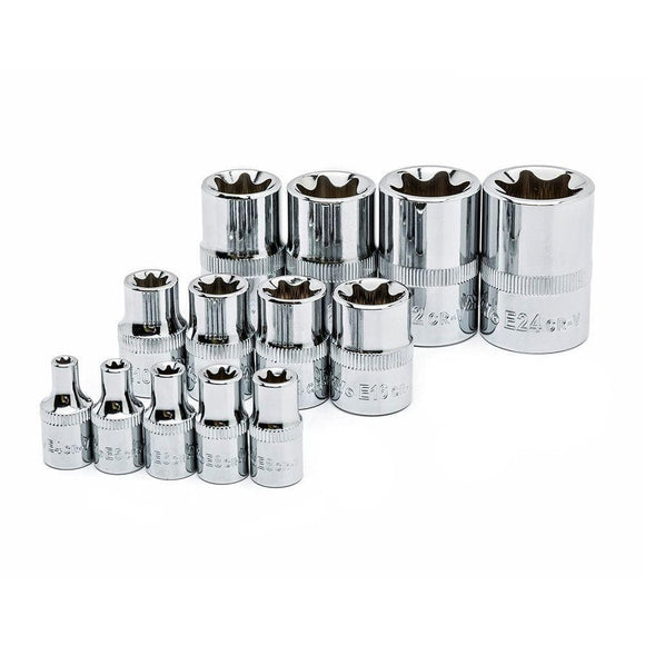 1/4, 3/8, 1/2 in. E-Torx Socket Set