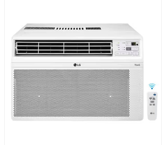 LG 12,000 BTU Window Smart Air Conditioner LW1222ERSM Cools 550 Sq. Ft. with ENERGY STAR and Remote