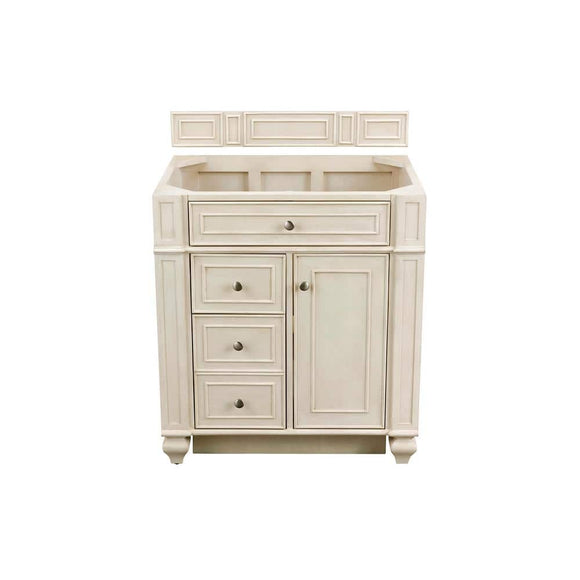 Bristol 30 in. W x 22.5 in. D x 328 in. H Single Vanity Cabinet Without Top in Vintage Vanilla