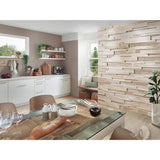 0.98 in. x 3.94 in. x 2.56 ft. Ultrawood Teak Linari White (18-Pack)